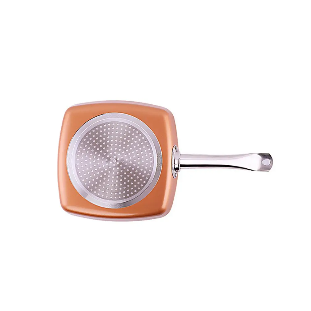 Медная сковорода Алюминиевый горшок из меди четыре штуки антипригарный костюм