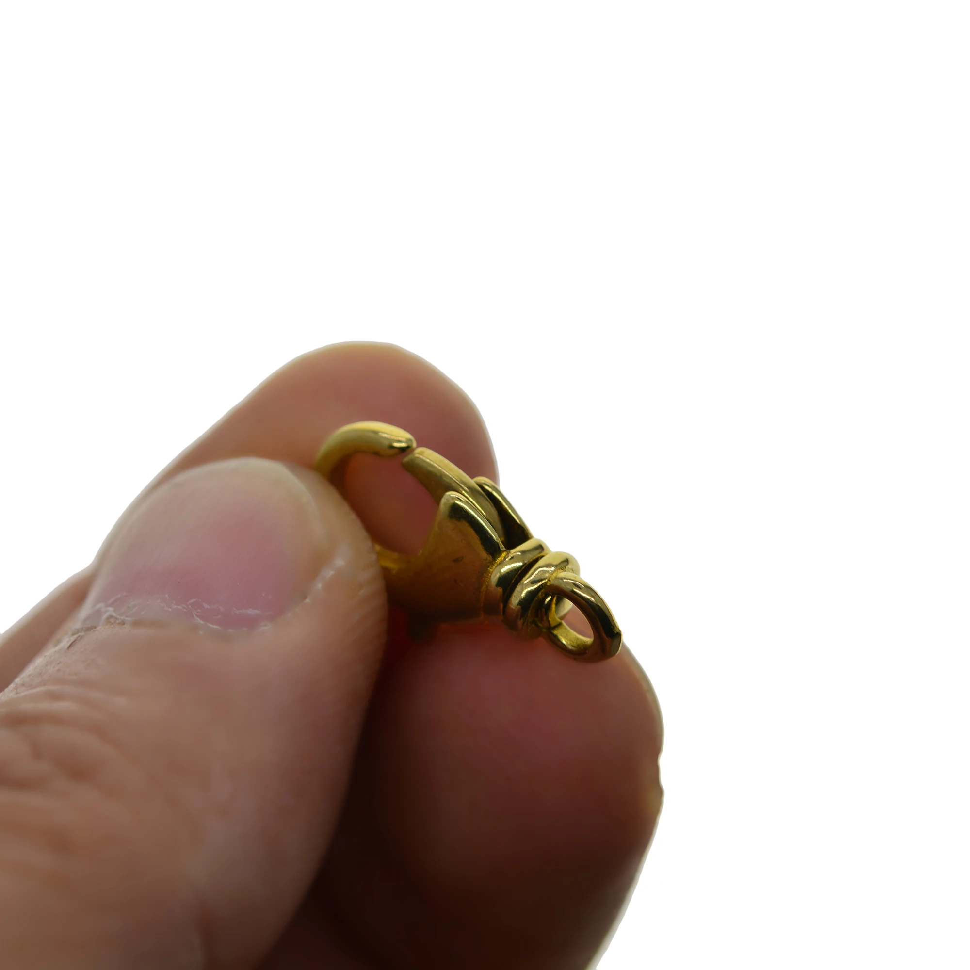 Зажим латунный поворотный в виде карабина 20 мм 0 8 дюйма 6 шт. | Украшения и