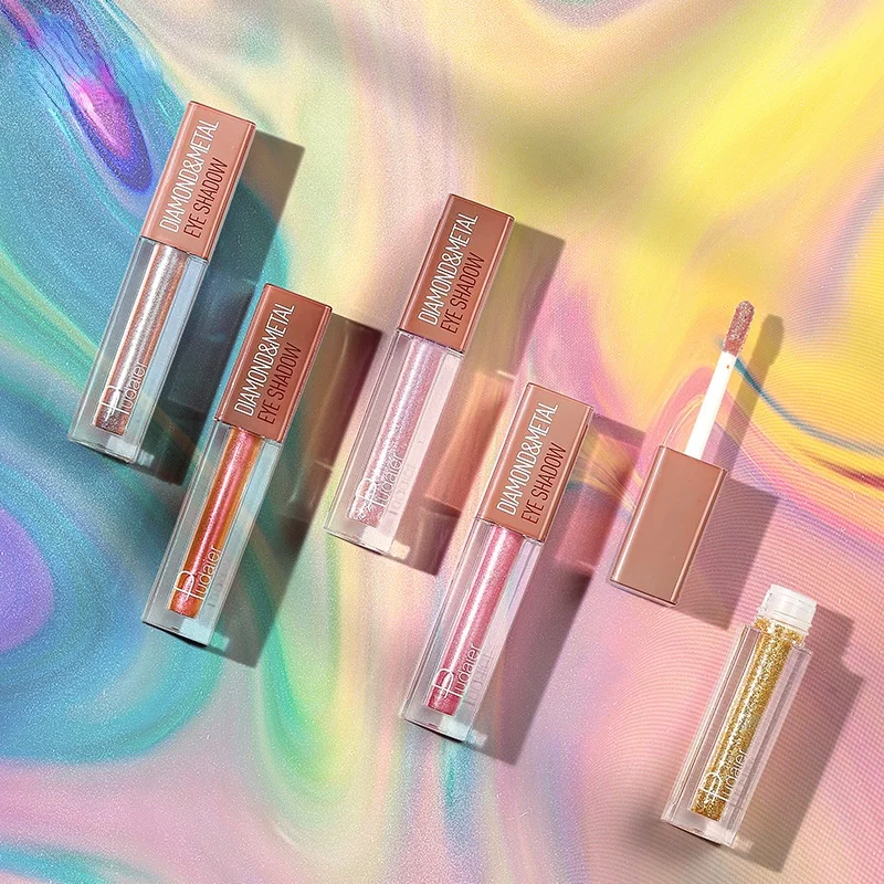 

Золотые жидкие тени для век Diamond Yao, горизонтальные поляризационные тени для век «русалка», «Шелкопряд», металлическая палитра теней для век