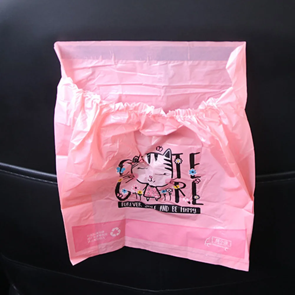 3 шт. одноразовая самоклеющаяся пластина для автомобиля мешок мусора мусорное