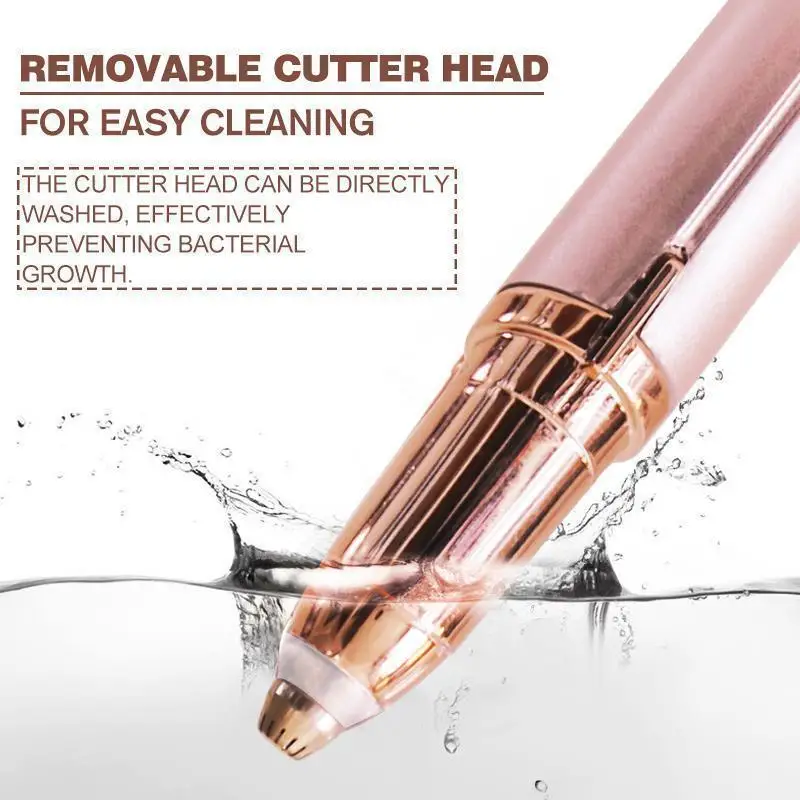 

Painless Eyebrow Trimmer Electric USB Eye Brow Epilator Mini Eye Brow Shaper Shaver Razor Portable Facial Hair Remover for Women