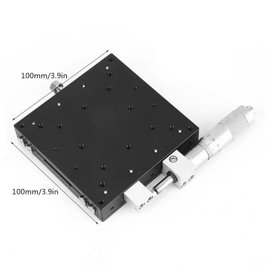 LX100 L X ось обрезки платформы Оптический микрометр ручные Линейные Этапы
