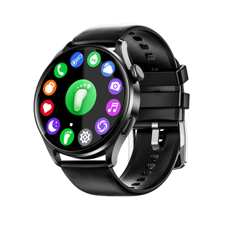 

Smartwatch Men 1.32inch Dynamic Full Touch Screen Answering Call Custom Watchface Weather Forecast Breath Training Smart Watch