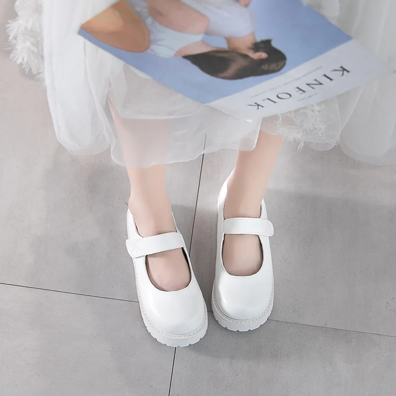 Женские туфли на низком каблуке с круглым носком|Туфли| |