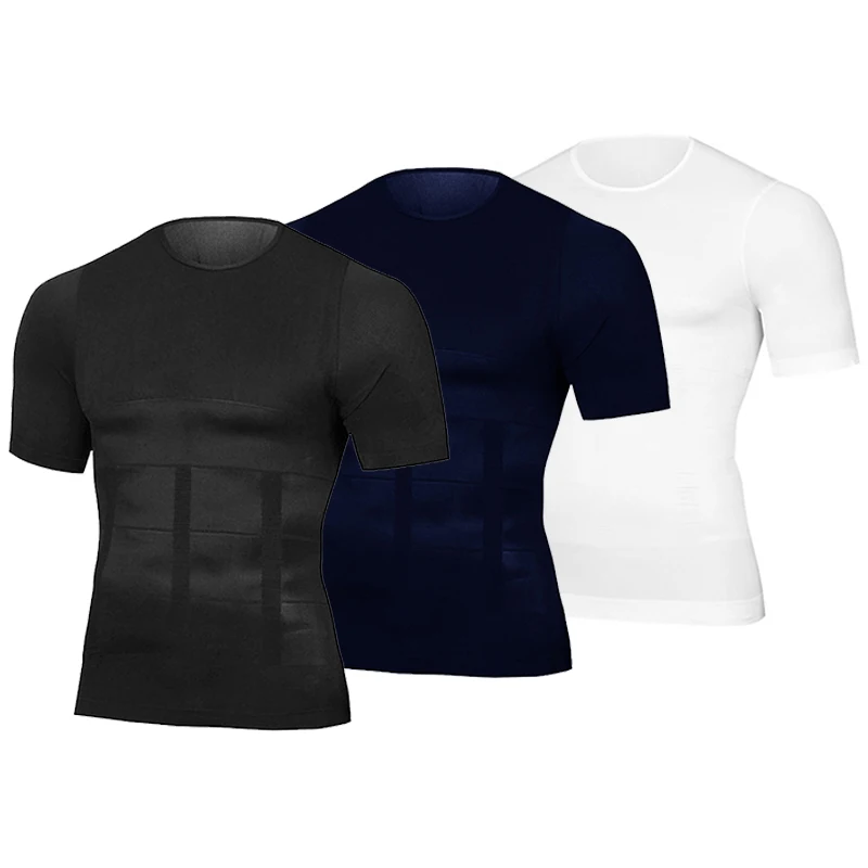 Classix-Camiseta de tonificación corporal para hombres, Corrector de postura del cuerpo, cinturón adelgazante, corsé de compresión de Abdomen