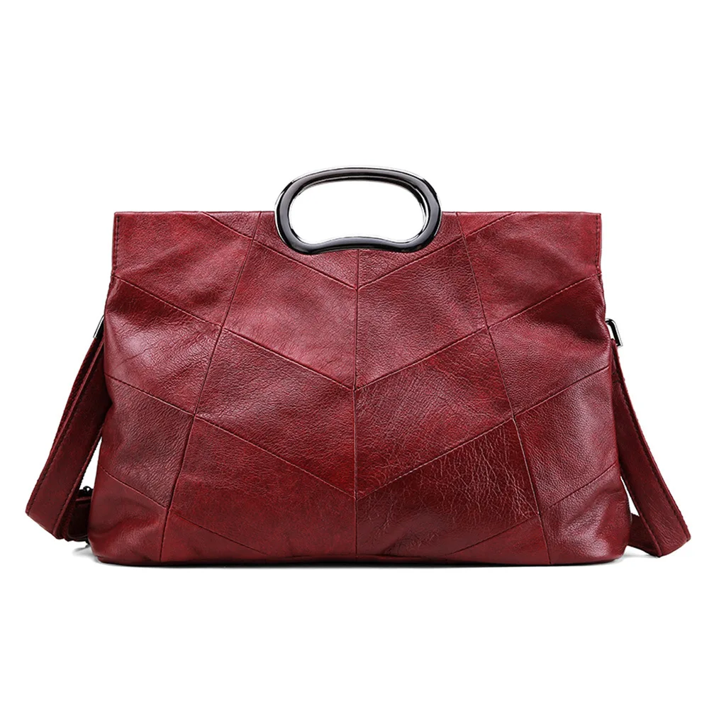 

2020 New Style Shoulder Bag Metal Handbag Soft Shoulder Bag WOMEN'S Leather Bags