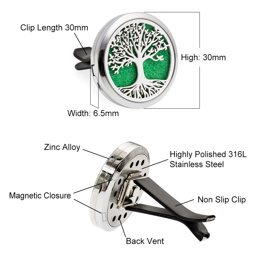 Автомобильный диффузор медальон зажим для вентиляции автомобильный освежитель