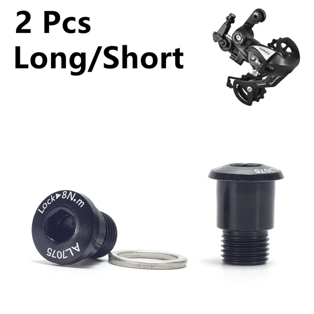 

2Pcs Bike Rear Derailleur Fixing Bolts MTB Jockey Wheel Screws For SHIMAN0 TX/TZ Aluminum Cycling Bicycle Pulley Wheel Nuts