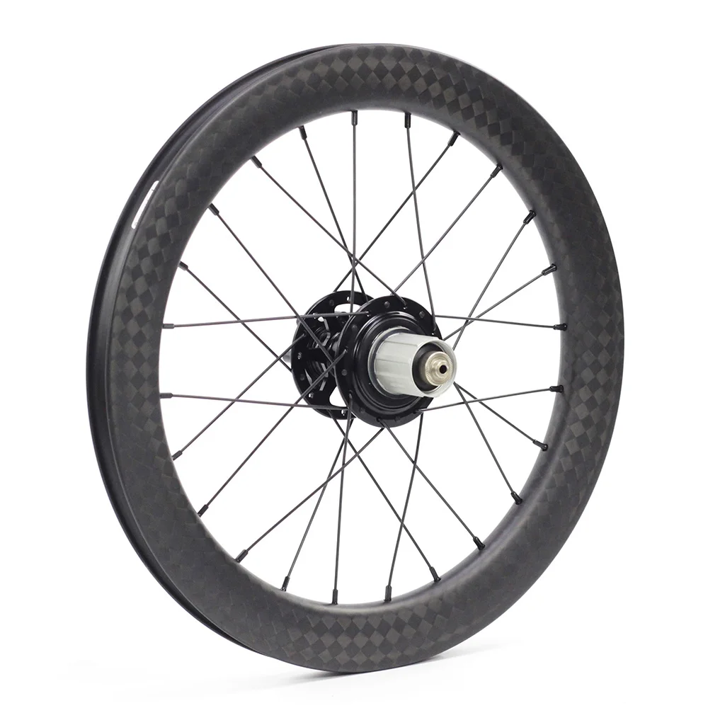 Silverock карбоновые колеса 1" 1 3/8" 349 дисковый тормоз 38 мм 24H для складного велосипеда на заказ DIY велосипедная колесная коробка, запчасти для велосипеда