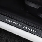 Автомобильные наклейки для сиденья Ateca 2020, защита для входной двери, Накладка на порог, карбоновые защитные аксессуары для порогов