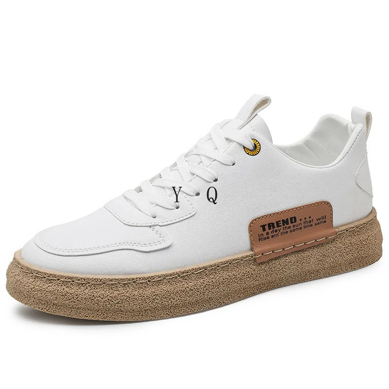 

Spring 2021 new low top fashion board shoes fashion casual small white shoes soft non-slip wear resistant men's shoes