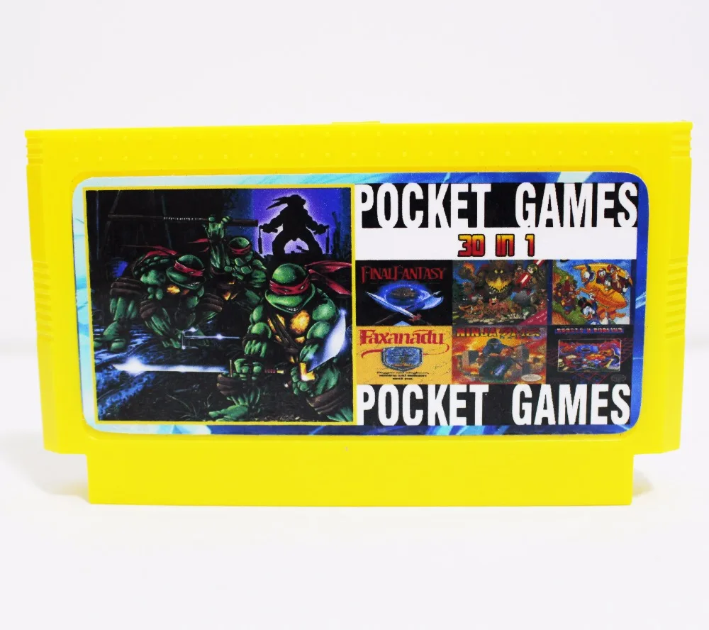 Лидер продаж игровой картридж высокого качества 60 контактов 8 бит игровая карта-30