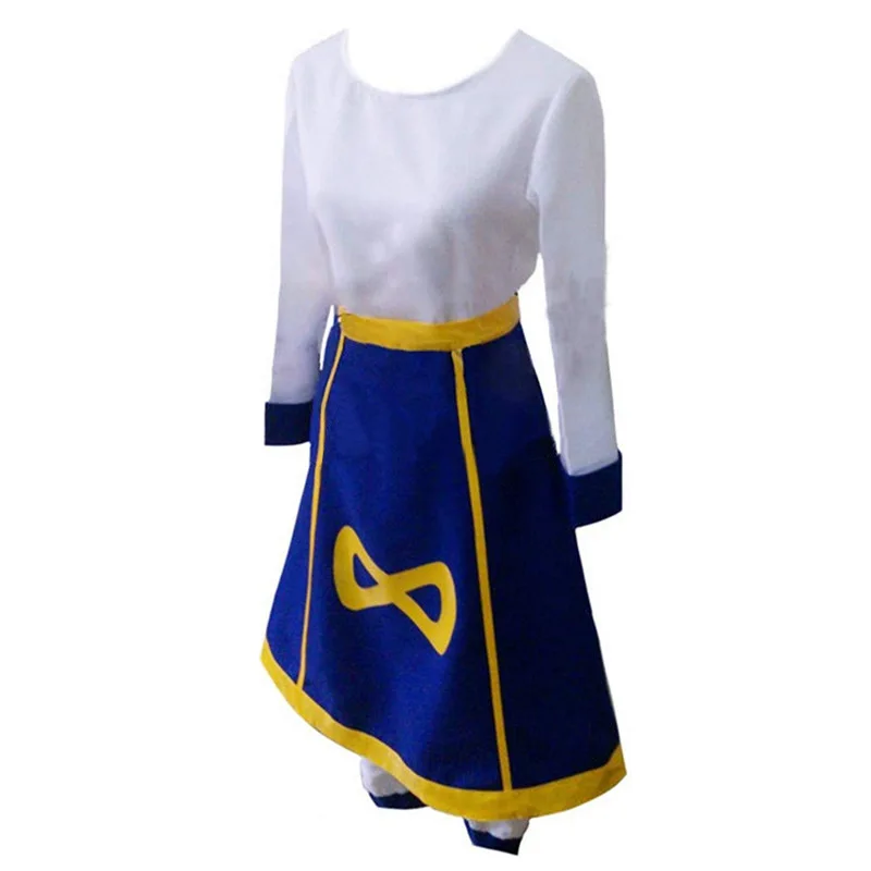 Костюм для косплея из аниме Hunter x Kurapika серьги жилет топ юбка брюки костюм на