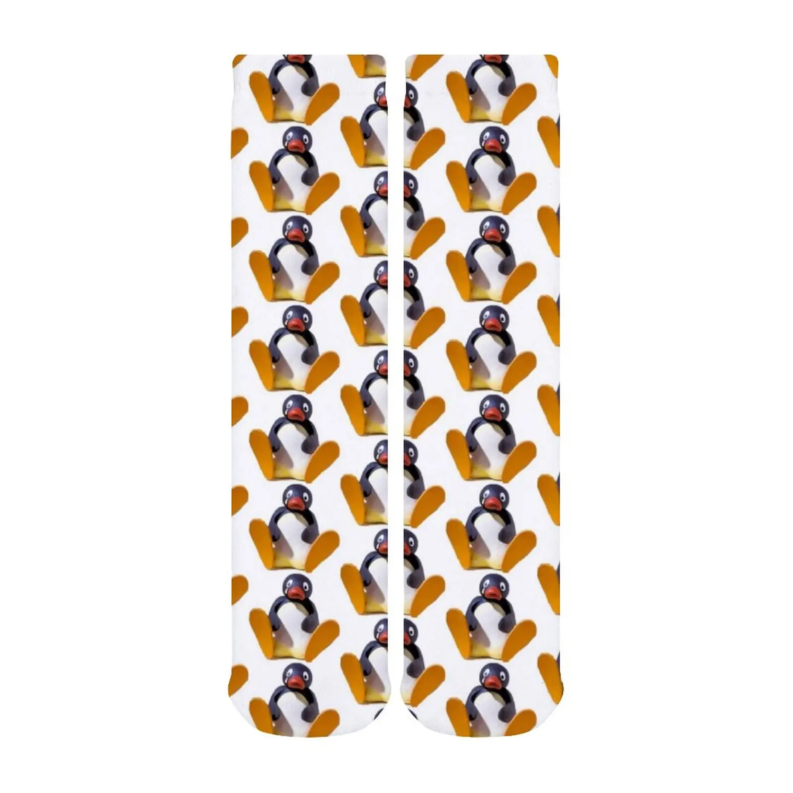 

Pingu Socks No Slip Silly Stockings Female Large Chemical Fiber Hiking Sublimation Socks