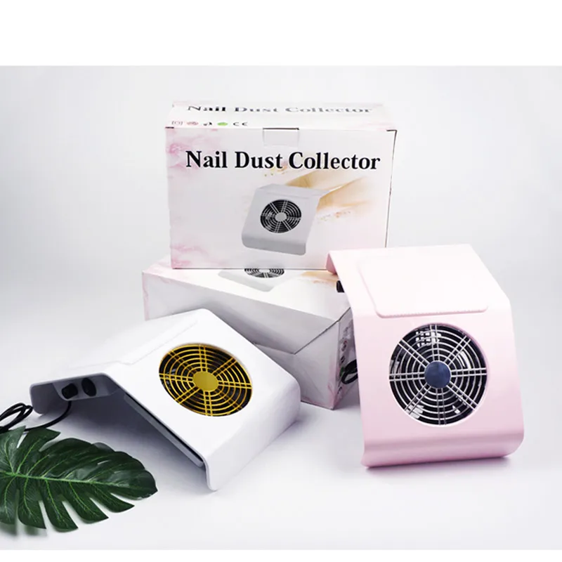 

2020 New Nail Dust Collector 30W/40W Strong Suction with PU Hand Pad Nail Dust Vacuum Cleaner with Suction Fan