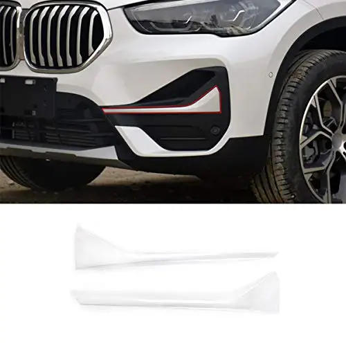 

for BMW X1 F48 2019-2020 ABS Silver Front Fog Light Strip Cover Trim