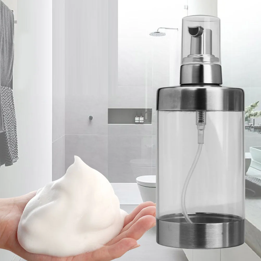 Диспенсер для мыла пенообразователь жидкого ручной прозрачный диспенсер 304