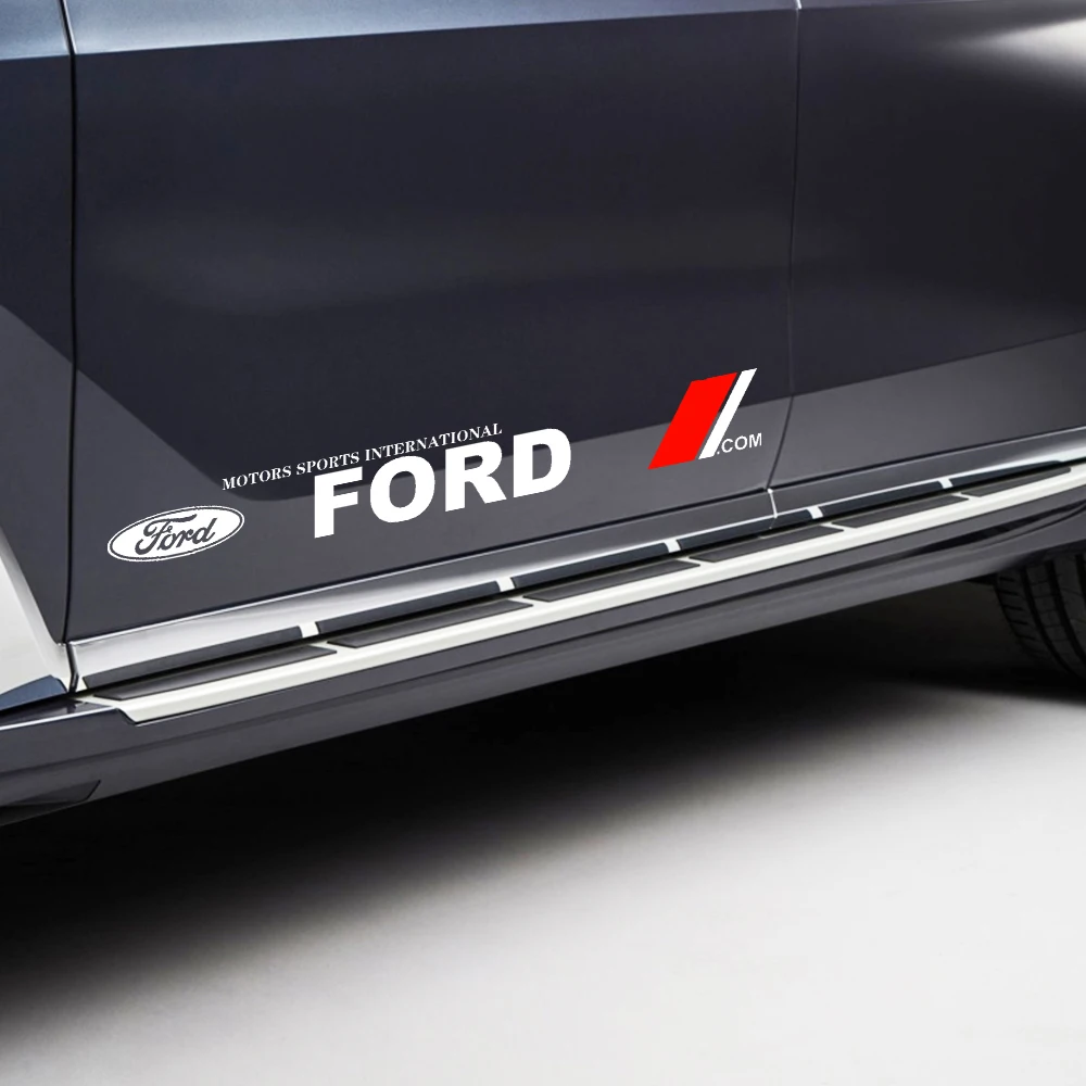 Наклейки для кузова автомобиля 2 шт. виниловая пленка наклейки Модный логотип