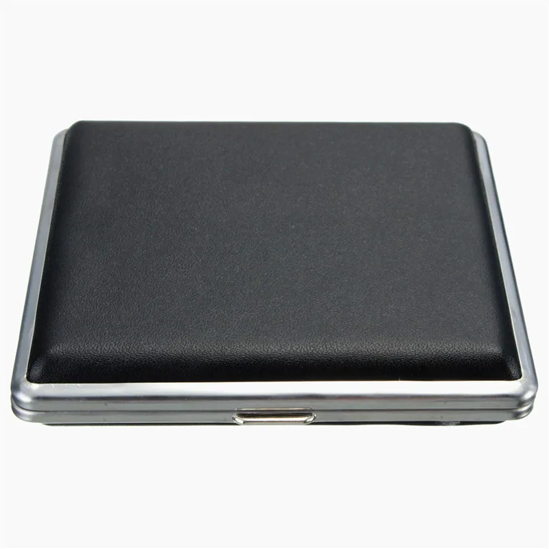 Изысканный Подарочный чехол для сигареты Черный Карманный кожаный