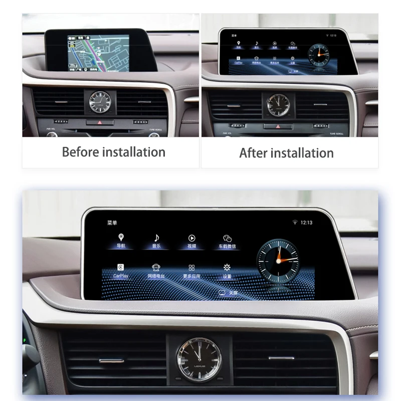 Автомагнитола LiisLee 12 3 для Lexus RX RX300 RX350 RX400h RX450h 2016 ~ 2020|Автомагнитолы| |