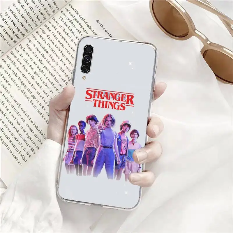 

stranger things TV friend Phone Cases Transparent for Samsung A71 S9 10 20 HUAWEI p30 40 honor 10i 8x xiaomi note 8 Pro 10t 11