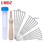 Иглы для валяния LMDZ шерстяные войлочные с колбой, 18 шт., 3 размера