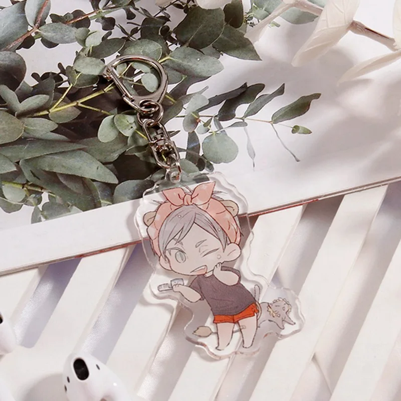 Брелок для ключей мальчиков с волейбольным мячом Аниме Haikyuu! Новинка 2022 милый