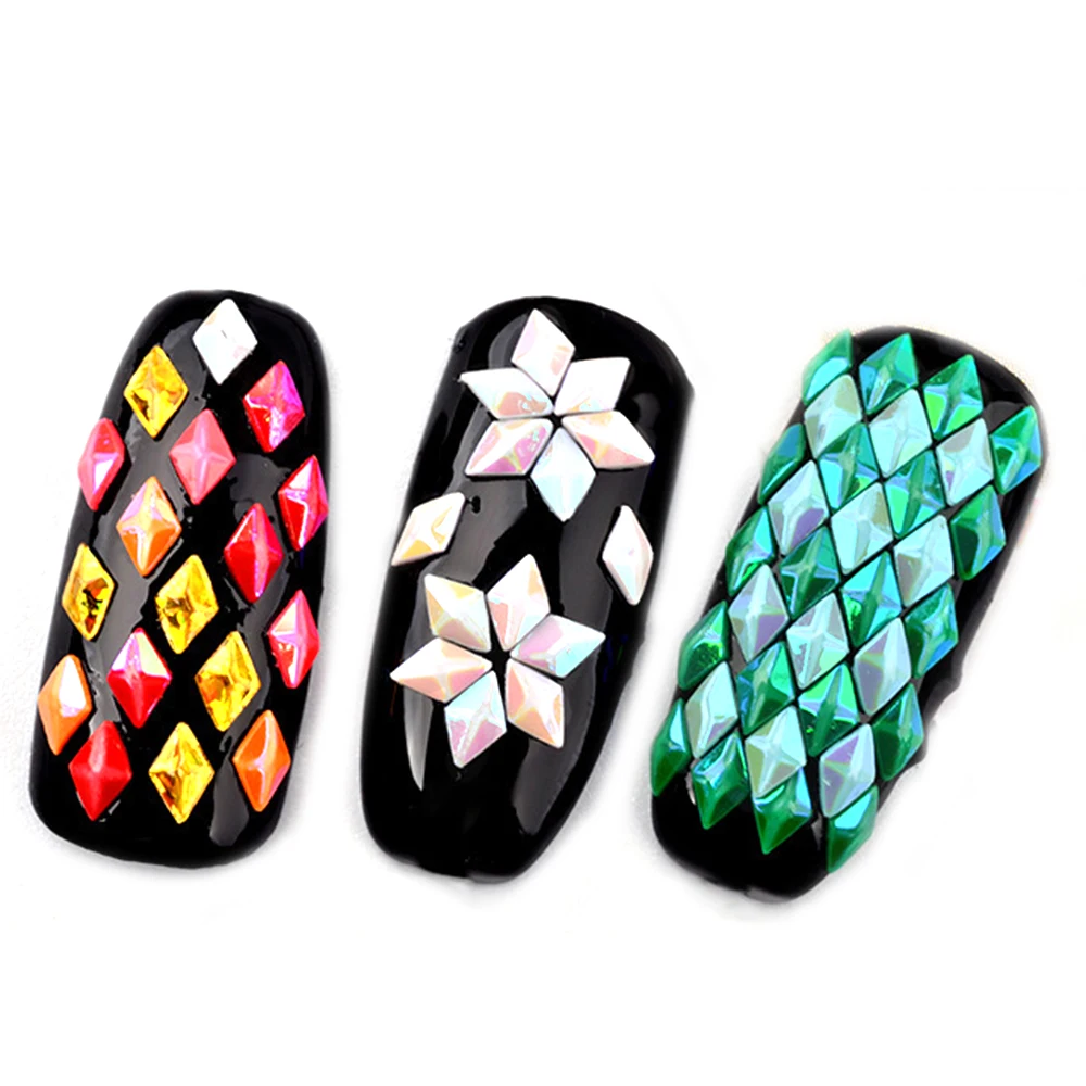3d наклейки для ногтей 12 коробок яркие блестки ногтевого дизайна | Красота и