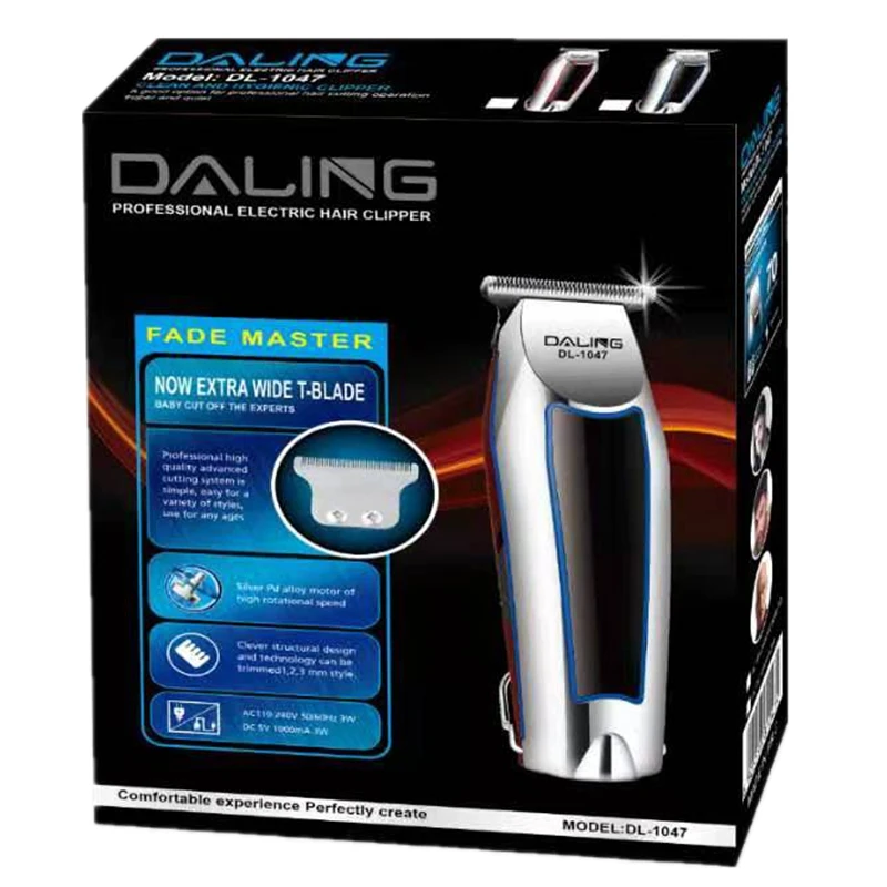 

professional cordless powerful hair trimmer for men electric hair clipper for finishing haircut machine 100-240v outlining