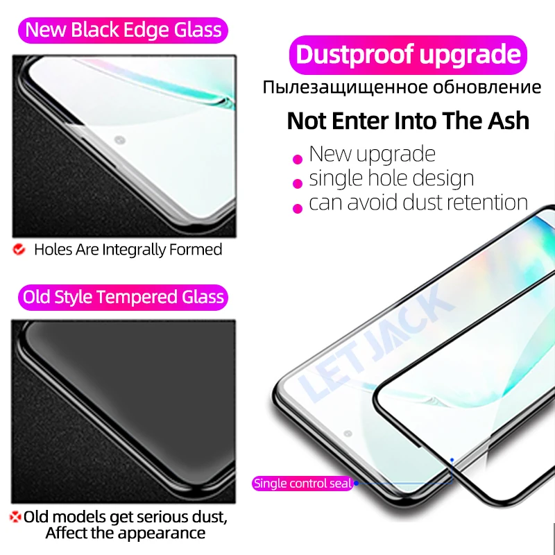 

20D Full Glue Tempered Glass for Samsung Galaxy A51 M31 A71 A31 A41 A20S Screen Protector for Samsung S10Lite A10S A30S A71Glass