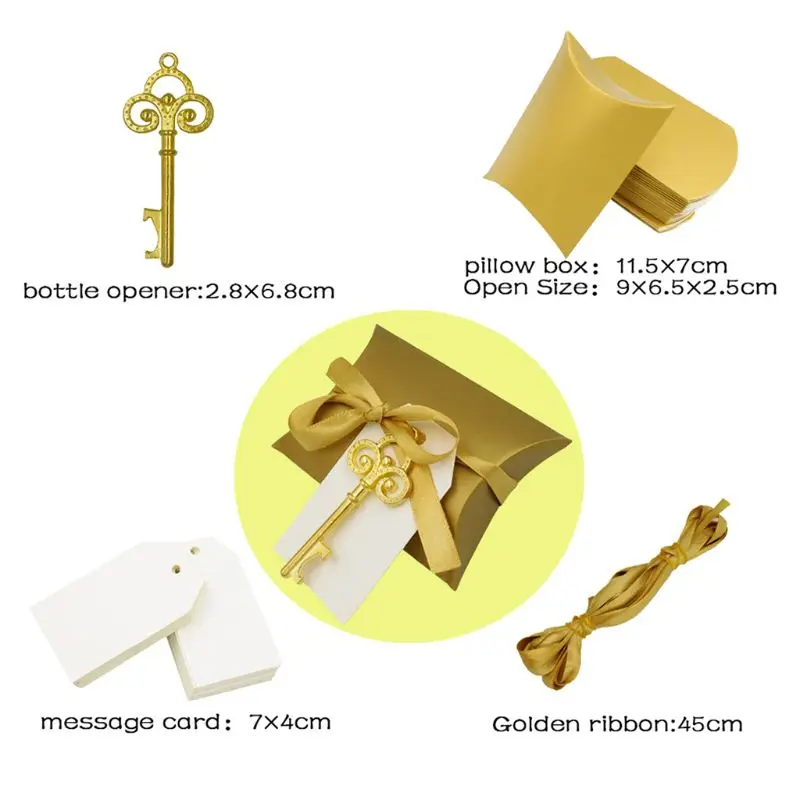 10 шт./партия Новые Креативные открывалки для бутылок с коробкой конфет брелок