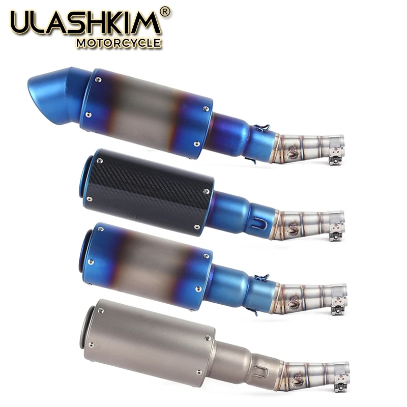 Мотоциклетная выхлопная контактная средняя труба для Kawasaki Z250 2008 2015 Ninja 300 2013 2016 250R