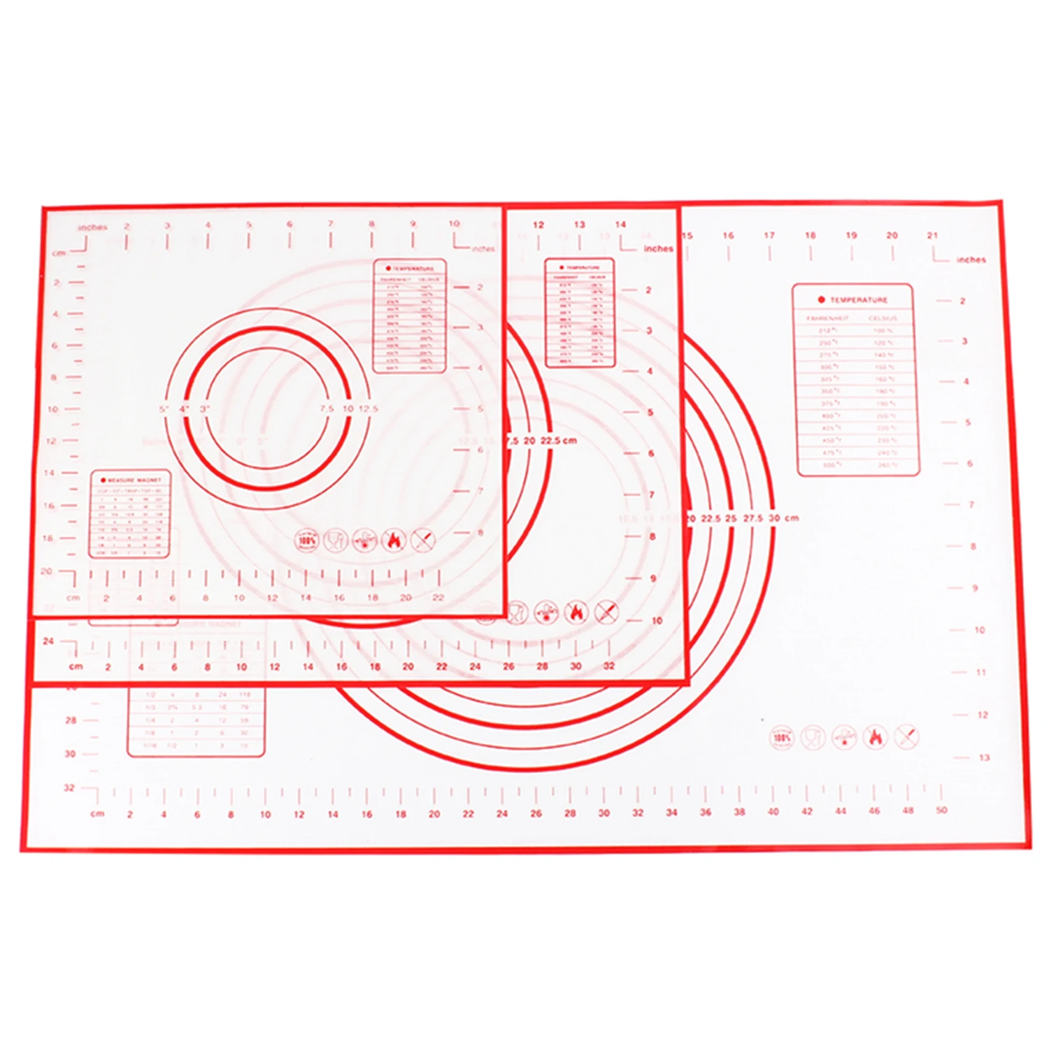 Кухонный силиконовый коврик для выпечки приспособления готовки приготовление