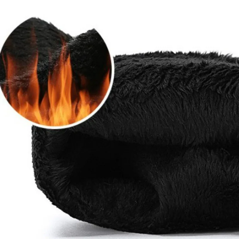 Мужские кожаные перчатки с сенсорным экраном Осень-зима 2020 черные из