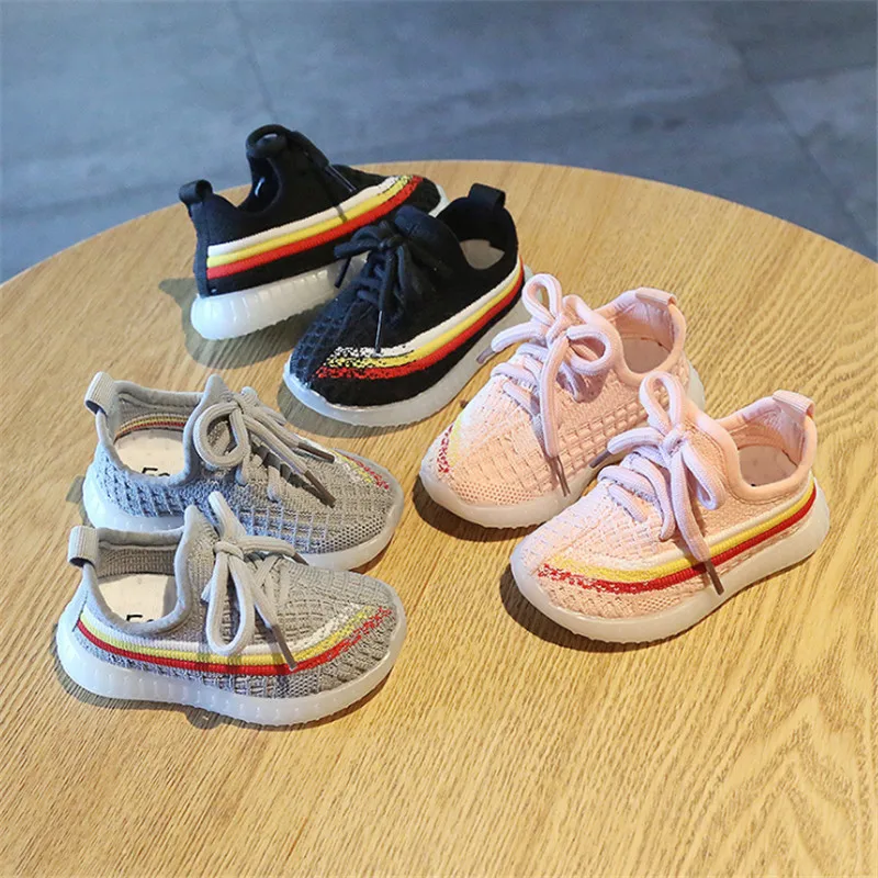 DIMI/2019 г. Осенняя обувь для маленьких мальчиков и девочек дышащая сетчатая