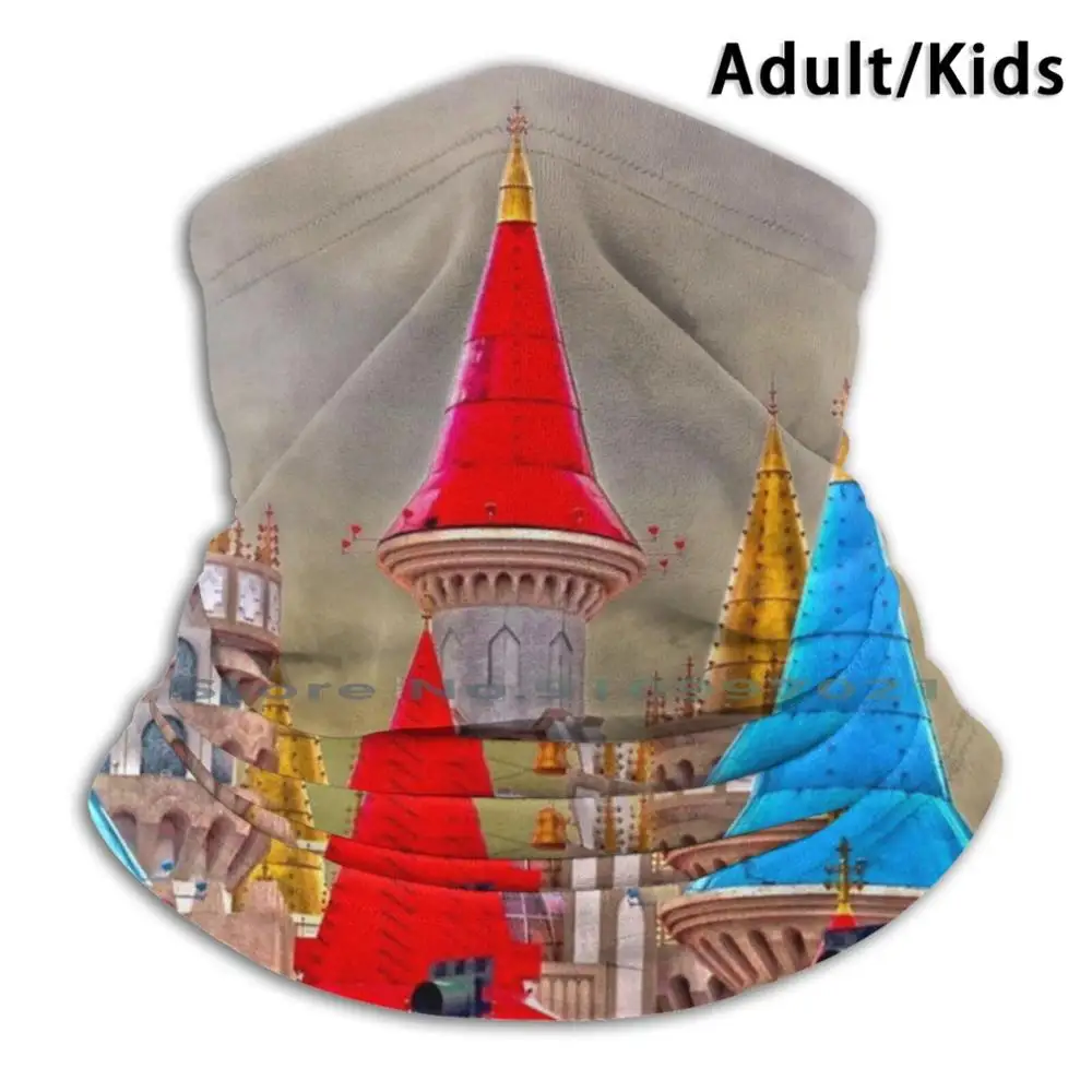 

Шарф-маска Excalibur для казино, шарфы-маски для шеи и лица, платок, бандана, Mascarillas, Excalibur, Hotel, Excalibur, для казино, гостиниц