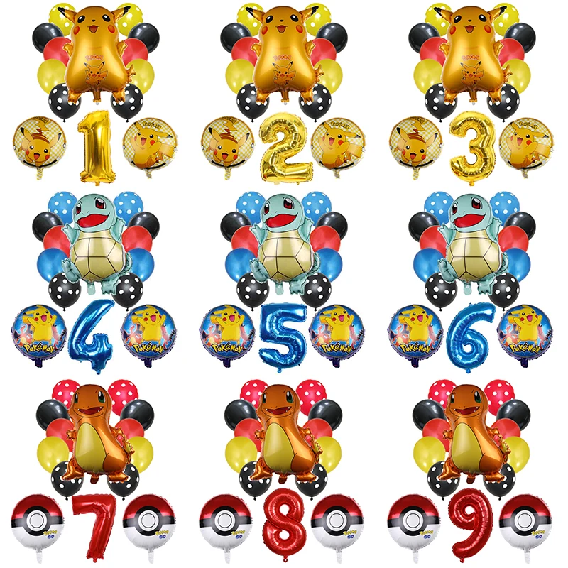 14 шт. серии Pokemon Пикачу Дженни черепаха алюминиевый детские трусы с рисунком