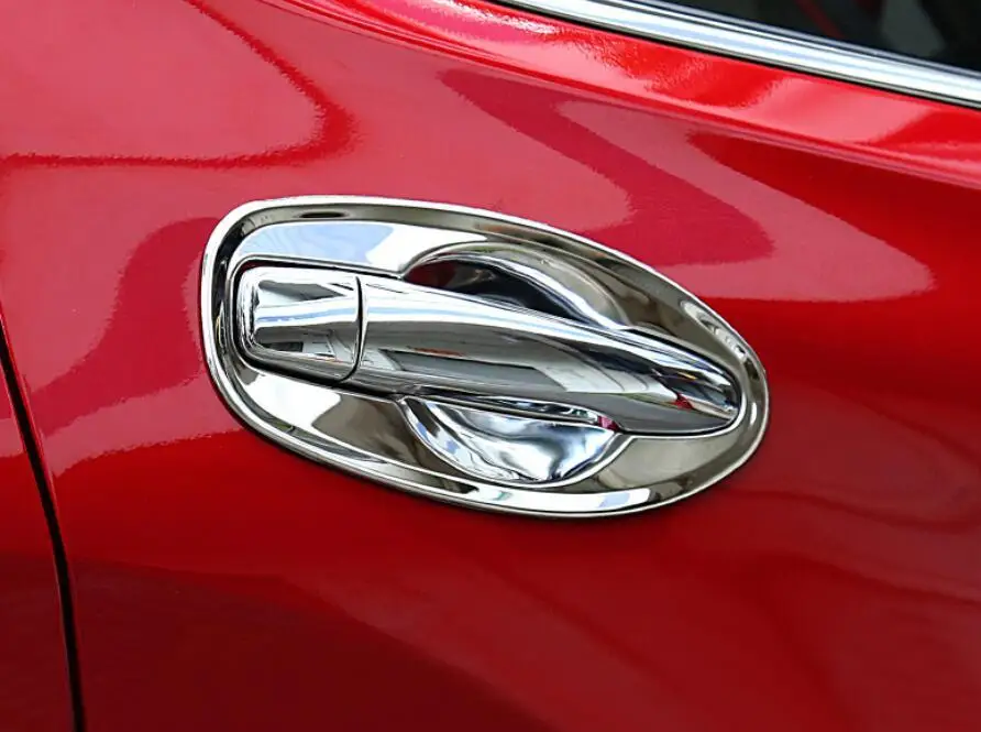 

Chrome Door Handle Bowl Cover Molding Trim For Nissan Rogue X-Trail T32 2014 2015 2016 2017 2018 2019