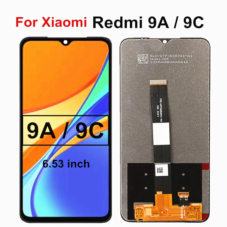 

6.53 inch for Xiaomi Redmi 9A/ 9C M2006C3LG LCD Display Screen Touch Digitizer Assembly Replacement Repair