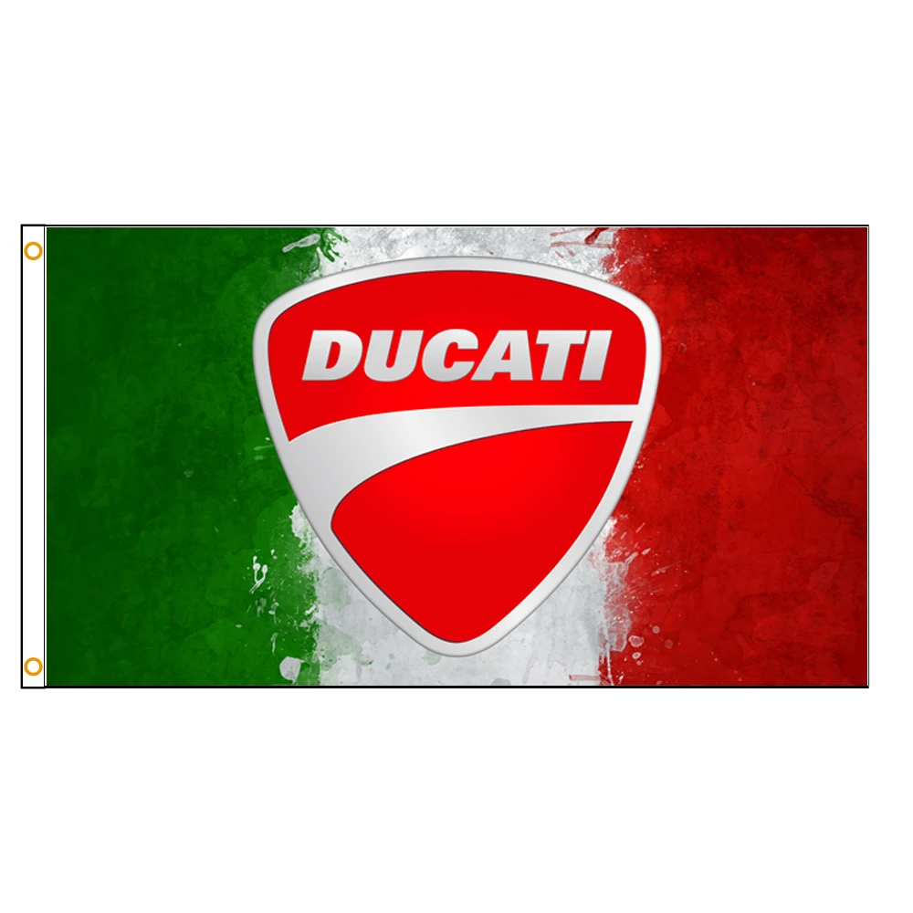 3X5 Ft DUCATI Motorcycle Flag Polyester Printed Flags and Banners for Decor |