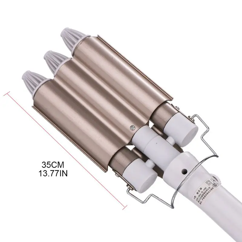 

20/22/25/28mm Curling Iron 3 Barrels Hair Curler Large Wave Fast Heating Styling Ceramic Glaze for Salon Home Use