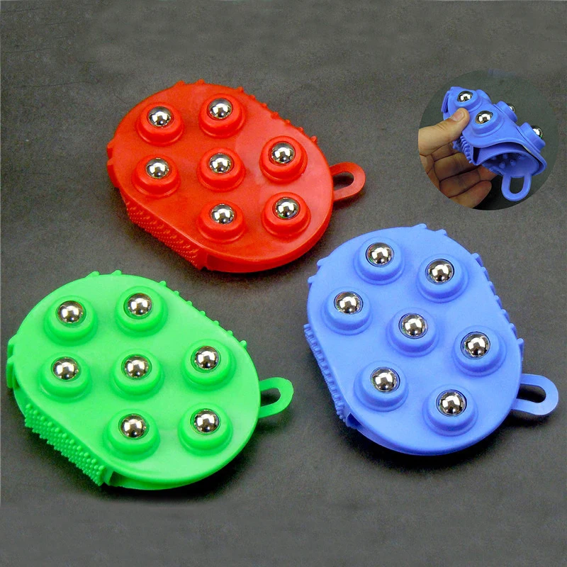 

Seven beads massager glove type dragon ball ball thin calf roller type whole body meridian brush lymphatic muscle relaxation