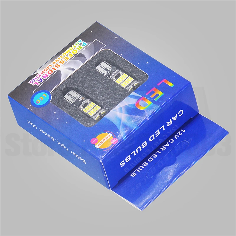 

2pcs T10 Car LEDs Light CANBUS No Error W5W 26 LED 4014 Clearance Lamp Interior lamps Reading Lights