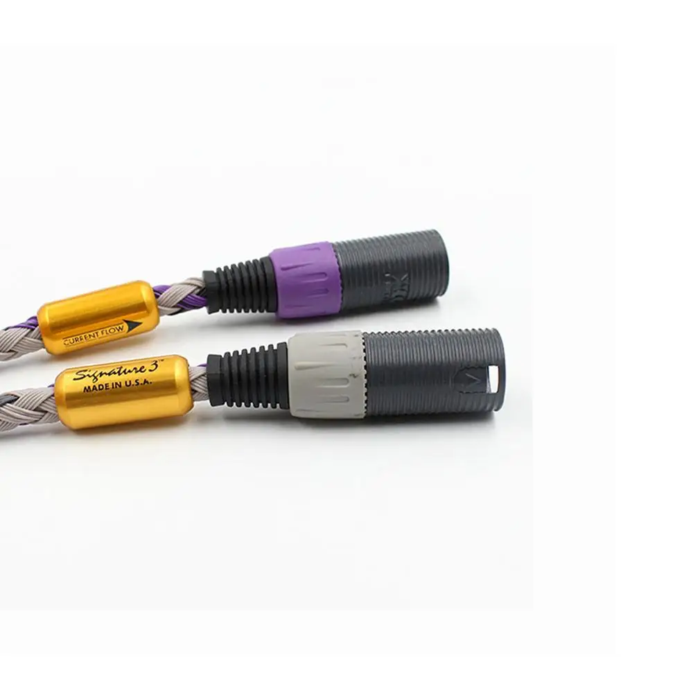 Colleimage Hifi Подпись S3-2 XLR сбалансированный кабель Hi-end штекер в гнездовой с