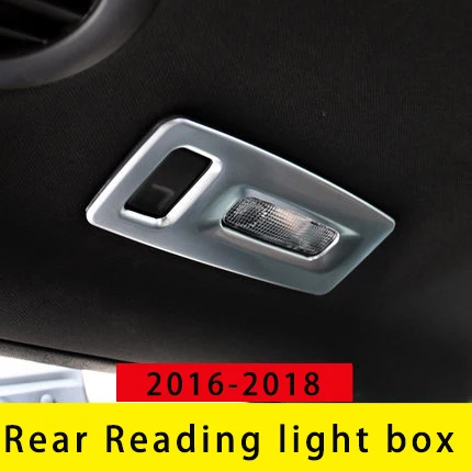 

For Ford Explorer 2016-2019 Rear Reading light frame chrome molding trim 2pcs