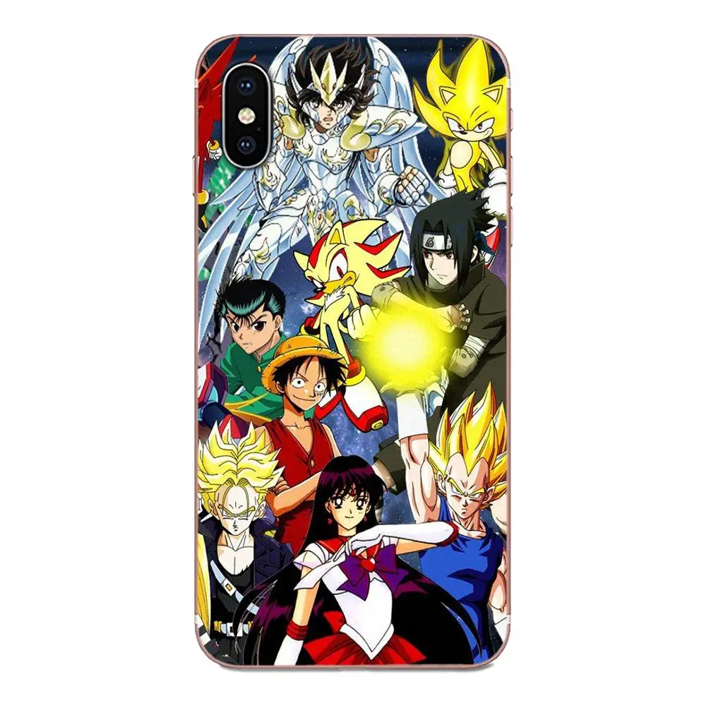Японские Аниме ONE PIECE Dragon Ball для Galaxy Grand A3 A5 A7 A8 A9 A9S On5 On7 Plus Pro Star 2015 2016 2017 2018 мягкие