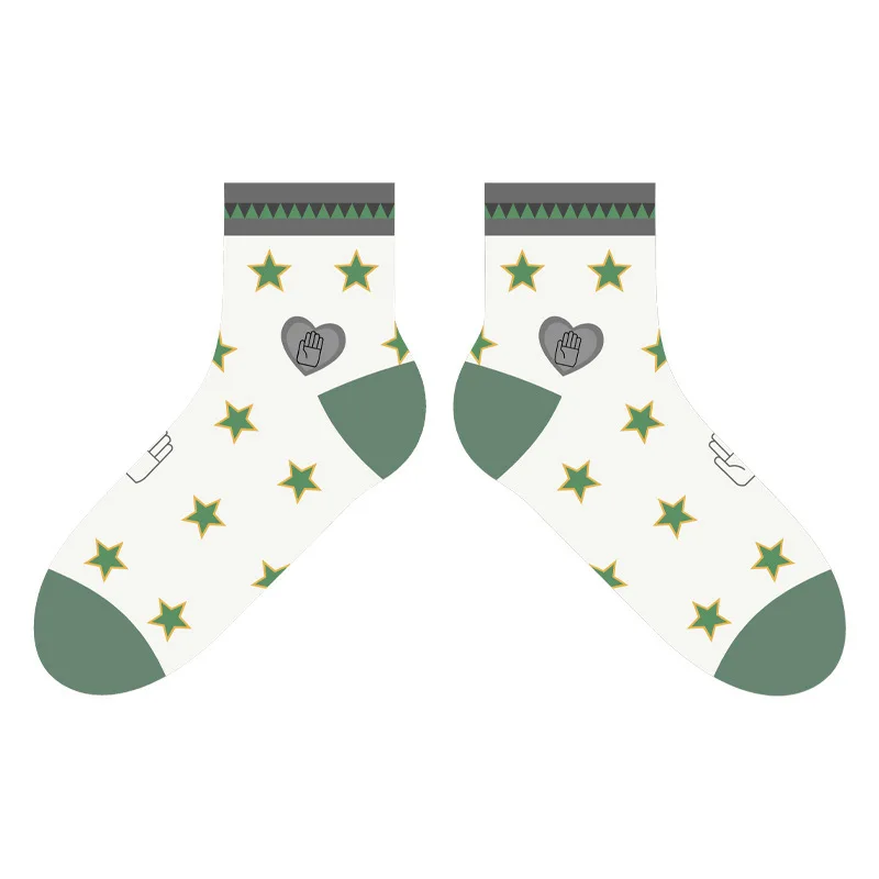 Оригинальные короткие носки для косплея аниме Джоджо невероятные приключения