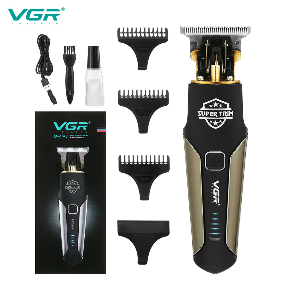 

2021 V287 VGR Professional Hair Clipper Portable Electric Trimmer Male's Daily Cutting Hair Styling Built-in lithium Battery
