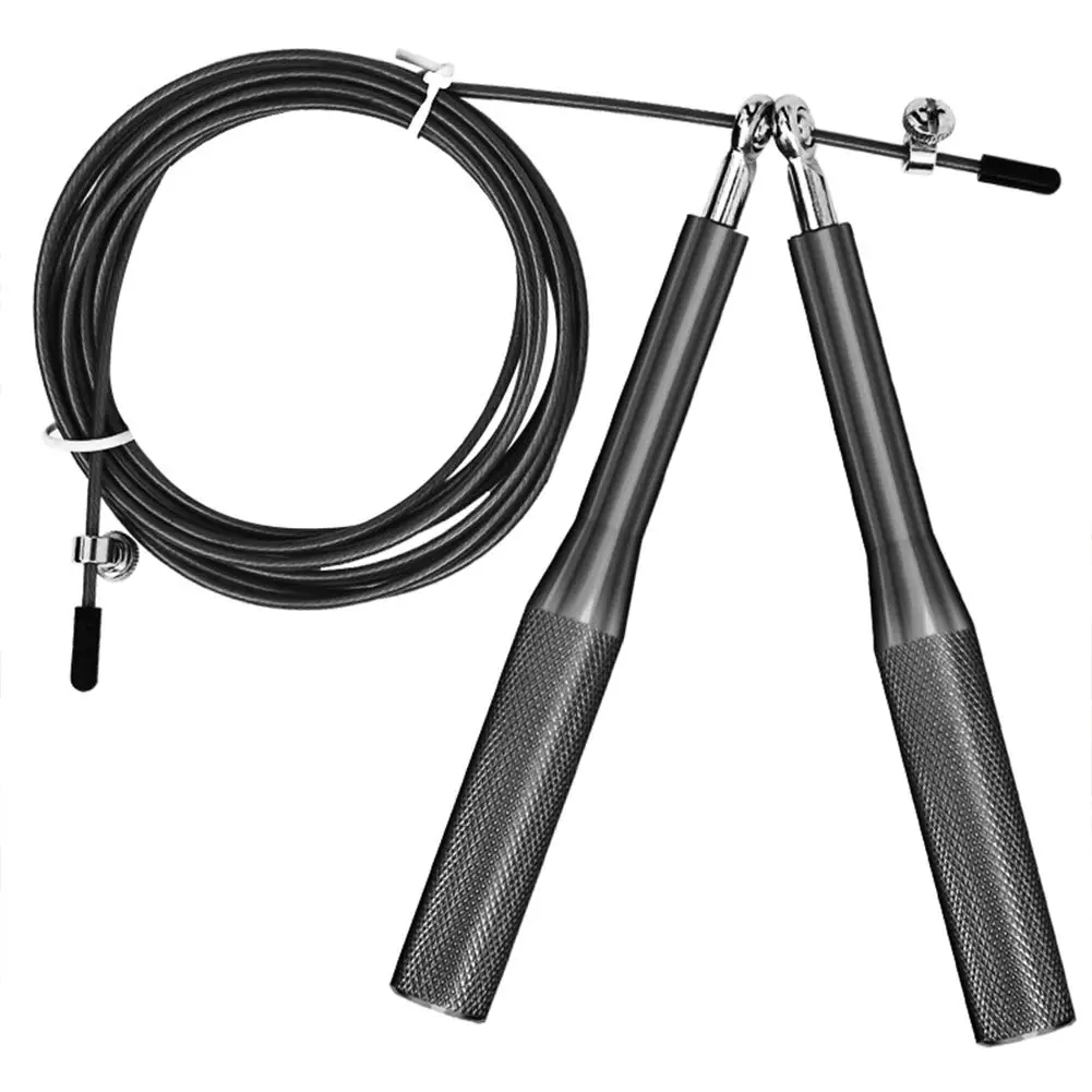 

Kids Jump Rope Fitness Excercise Light Bearing Skipping Ropes Metal Speed Crossfit Gym MMA Training Equipment Mens Workout Gear