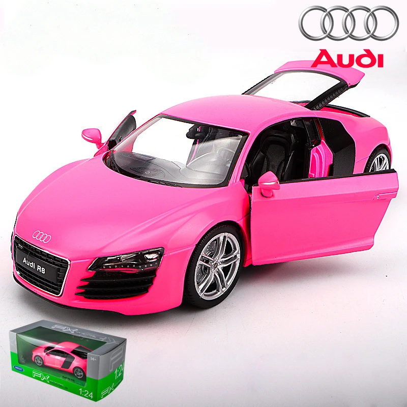 WELLY Модель автомобиля 1:24 Масштаб литья под давлением игрушки 2016 Audi R8 V10 высокий